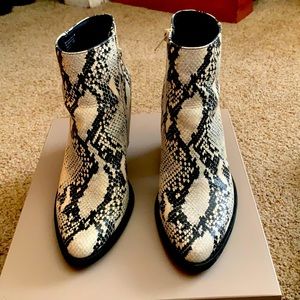 Madden Girl Snake Skin Boots.  Worn only 2 times.  In great condition.